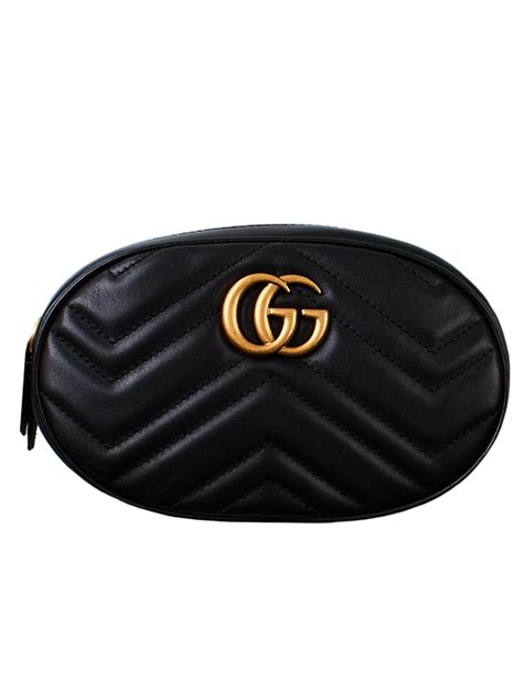 gucci marmont mini fanny pack|GG Marmont super mini bag in black leather .